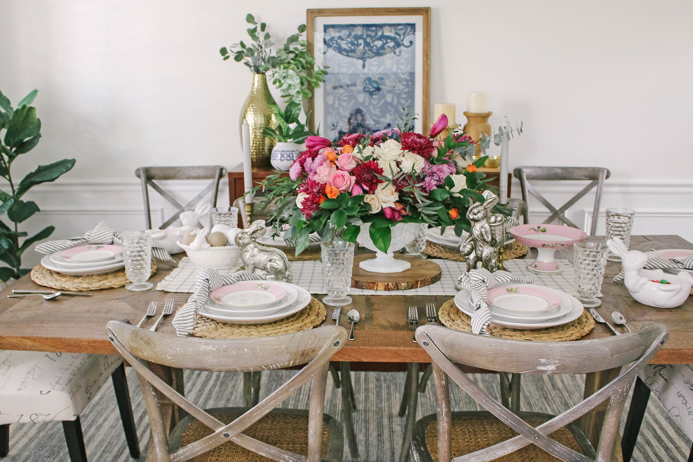 Styling A Pretty Easter Table Styled By Herr